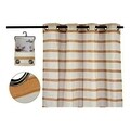 Perdea Debra, Gift Decor, 140 x 260 cm, poliester, maro