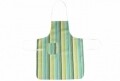 Sort de bucatarie, 100% bumbac, Green Stripes