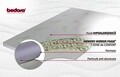 Pachet  2in1, saltea Vitality 80x200x15 cm si topper memory Minty