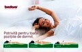 Pachet  2in1, saltea Vitality 80x200x15 cm si topper memory Minty