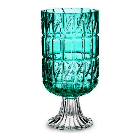 Vaza Emerson, Gift Decor, Ø13 x 26.5 cm, sticla, turcoaz