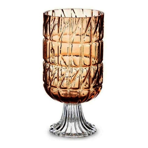 Vaza Emerson, Gift Decor, Ø13 x 26.5 cm, sticla, aramiu