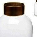 Vaza Smooth, Gift Decor, Ø14.5 x 29.5 cm, sticla, auriu/transparent