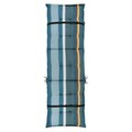 Възглавница за шезлонг, Stripe Green, L.200 l.60 cm, полиестер, многоцветна