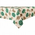 Fata de masa Green Flowers, Heinner Home, 145 x 240 cm, 100% bumbac, multicolora