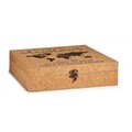 Set 2 cutii cu capac World Map, Gift Decor, 29.2 x 22.5 x 7.2 cm, MDF/pluta