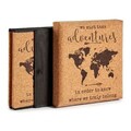 Cutie cu capac World Map, Gift Decor, pliabila, 31 x 31 x 31 cm, MDF/pluta