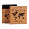 Cutie cu capac World Map, Gift Decor, pliabila, 31 x 31 x 31 cm, MDF/pluta
