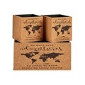 Set 3 cutii cu capac World Map, Gift Decor, 30 x 16.5 x 14 cm, MDF/pluta