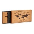 Cutie cu capac World Map, Gift Decor, pliabila, 72 x 36 x 36 cm, MDF/pluta