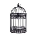 Set 2 colivii decorative Cage Circular, Gift Decor, 19 x 19 x 36 cm, metal, negru