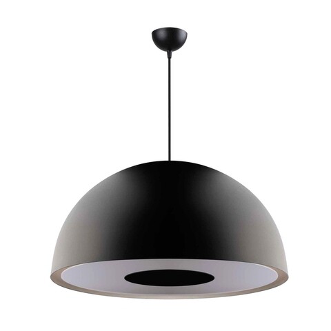 Lustra, Squid Lighting, Portrait, 50 x 50 x 25 cm, aluminiu/plexiglas, negru