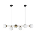 Candelabru, Squid Lighting, Owl, 124 x 34 x 120 cm, fier/sticla, alb/auriu