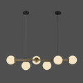 Candelabru, Squid Lighting, Owl, 124 x 34 x 120 cm, fier/sticla, alb/auriu