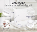 Set 2 perne 50x70 cm, Essience Premium Collection, husa 100% Bumbac; umplutura confort nanofibra extrafina