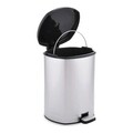 Cos de gunoi cu pedala Silver, Berilo, 6 L, plastic