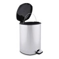 Cos de gunoi cu pedala Silver, Berilo, 20 L, plastic