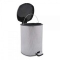 Cos de gunoi cu pedala Dark Grey, Berilo, 20 L, fibra de carbon