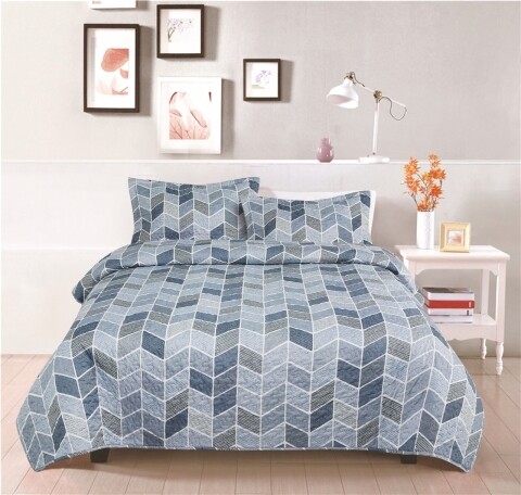 Set cuvertura matlasata Grey