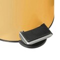 Cos de gunoi cu pedala Colors, 5five, 3 L, metal/bambus, galben mustar
