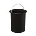 Cos de gunoi cu pedala Colors, 5five, 3 L, metal/bambus, galben mustar