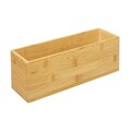 Set cutii pentru organizare 4 piese Colors, 5five, 28 x 17.5 x 11 cm, bambus, galben mustar