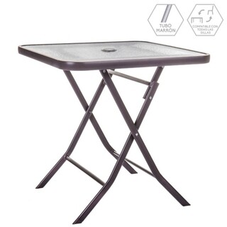 Barna, Összecsukható asztal 70x70x72 cm