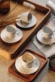 Set de cafea BSK12KT00, Kutahya Porselen, 12 piese, portelan