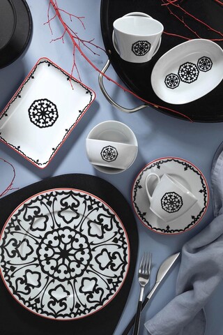 Serviciu de masa breakfast 32 piese LB32KH420596612, Kutahya Porselen, portelan, multicolor