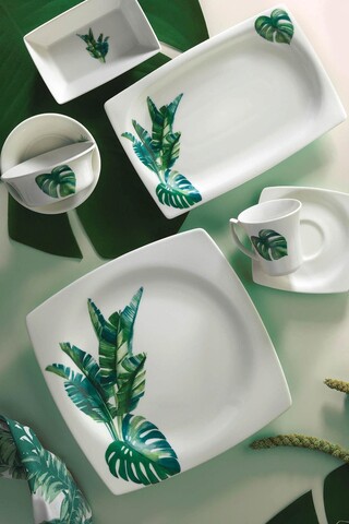 Serviciu de masa breakfast 28 piese BNMR28KH1210150, Kutahya Porselen, ceramica, multicolor