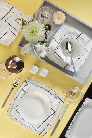 Serviciu de masa 53 piese INBNMR53YT43011987, Kutahya Porselen, portelan, multicolor