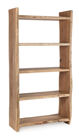 Corp biblioteca Eneas, Bizzotto, 90x35x175 cm, lemn de salcam