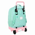 Ghiozdan cu roti, Glow Lab, Pepa, 33 x 45 x 22 cm, 22 L, poliester/plastic, multicolor