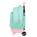 Ghiozdan cu roti, Glow Lab, Pepa, 33 x 45 x 22 cm, 22 L, poliester/plastic, multicolor