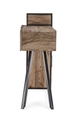 Consola Manchester, Bizzotto, 118x35x95 cm, lemn de mango/otel