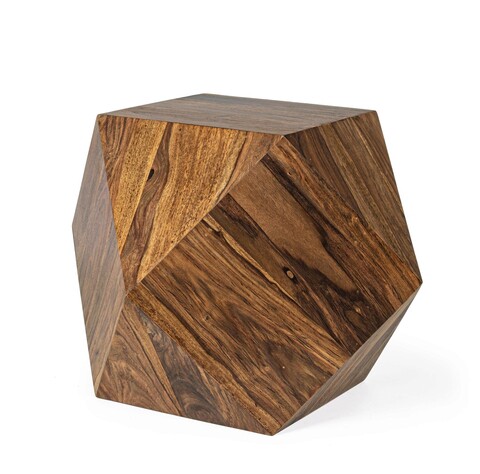 Masuta de cafea Egypt, Bizzotto, 42x42x42 cm, lemn de sheesham, natural