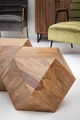 Masuta de cafea Egypt, Bizzotto, 42x42x42 cm, lemn de sheesham, natural