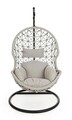 Kelly Kerti terasz/hinta, Bizzotto, Ø105 x 186 cm, acél/poliészter