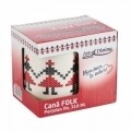 Cana Folk, Heinner Home, 310 ml, New Bone China, alb/negru/rosu