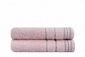 Set 2 prosoape de maini, Beverly Hills Polo Club, 50x90 cm, 100% bumbac, roz