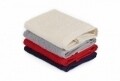 Set 4 prosoape de baie cu cos, Beverly Hills Polo Club, 30x30 cm,  100% bumbac, alb/gri/rosu/albastru inchis