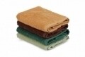 Set 4 prosoape de baie cu cos Beverly Hills Polo Club, 30x30 cm,  100% bumbac, mustar/maro/verde inchis/verde deschis