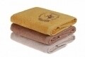 Set 3 prosoape de maini Beverly Hills Polo Club, 50x90 cm, 100% bumbac, Rock/Light Brown/Mustard