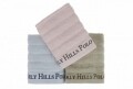 Set 3 prosoape de maini Beverly Hills Polo Club, 50x90 cm, 100% bumbac, roz/albastru/bej inchis