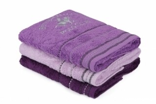 50x90 cm, Multicolor, Purple/Dark Purple/Light Purple