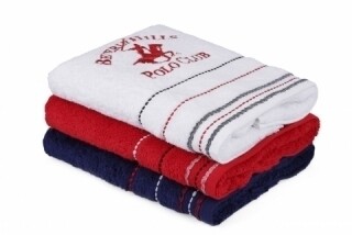 50x90 cm, Multicolor, White/Dark Blue/Red