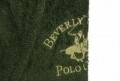 Uniszex fürdőköpeny, Beverly Hills Polo Club, 100% pamut, S/M, Khaki