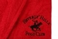 Halat de baie unisex, Beverly Hills Polo Club, 100% bumbac, M/L, Red