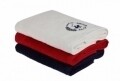 Set 3 prosoape de baie Beverly Hills Polo Club, 70x140 cm, 100% bumbac, Red/White/Dark Blue
