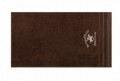 Set 3 prosoape de baie Beverly Hills Polo Club, 70x140 cm, 100% bumbac, Brown/Light Brown/Light Brown